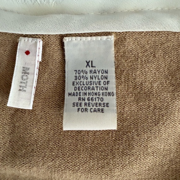 Anthropologie Moth Sweater Womens Embroidered Cardigan Size XL - Picture 3 of 8